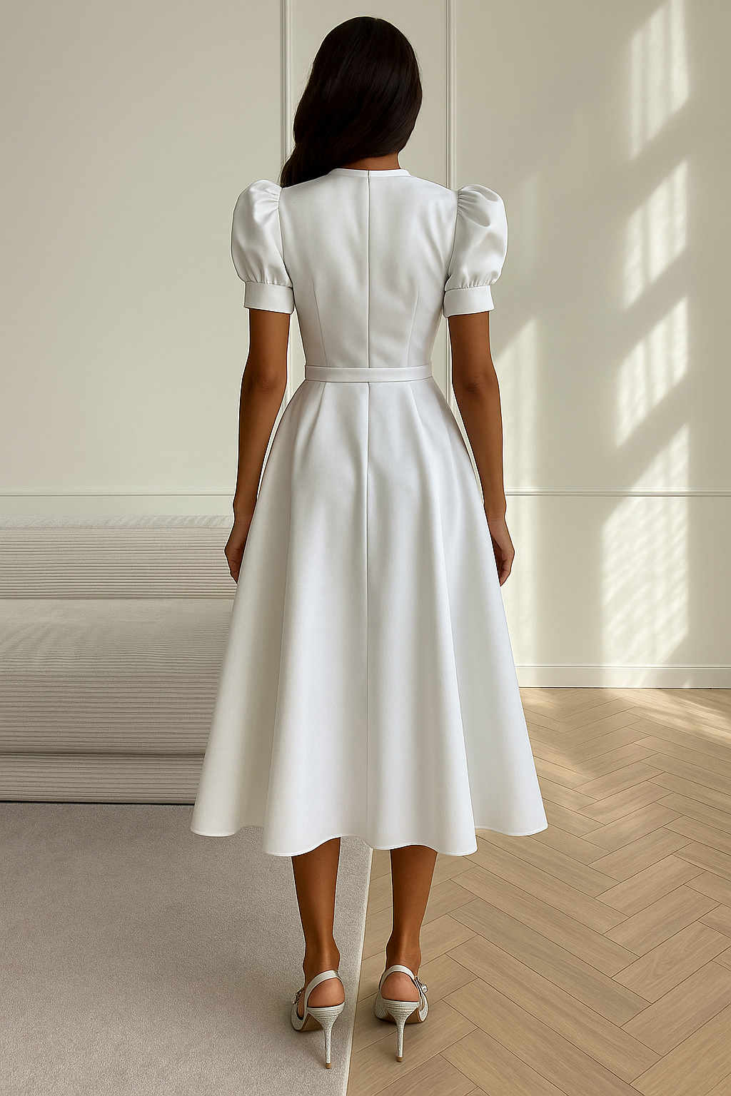 Ivanka | Elegant Buttoned Dress