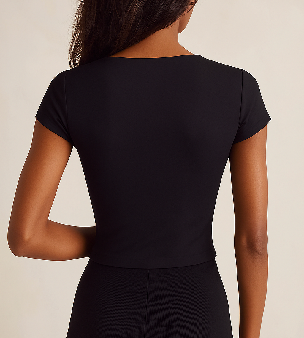 Maliya | V-Neck Fitted Top