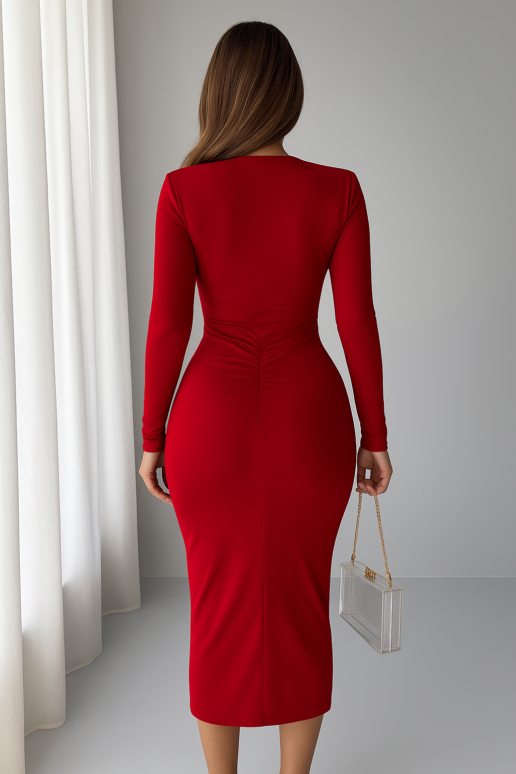 Paulina | Bodycon Jurk met Zijsplit