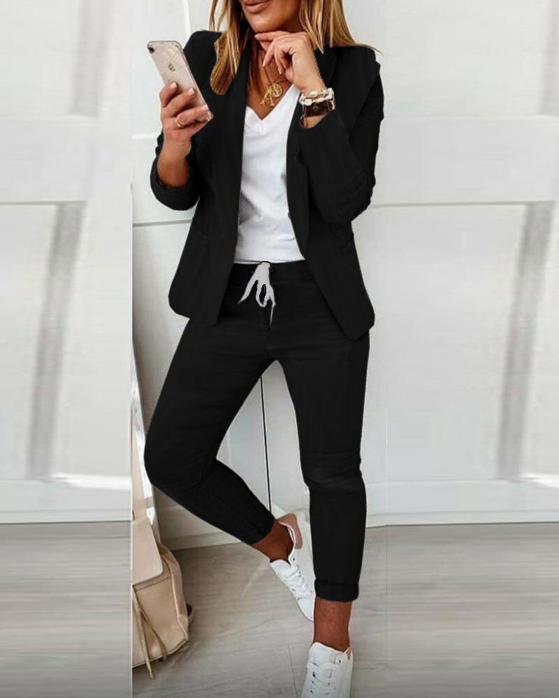 Rylynn | Casual Chic 2-Piece Suit Set