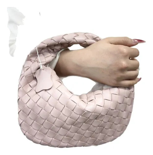 Blair | Luxe Gevlochten Handtas in Metallic