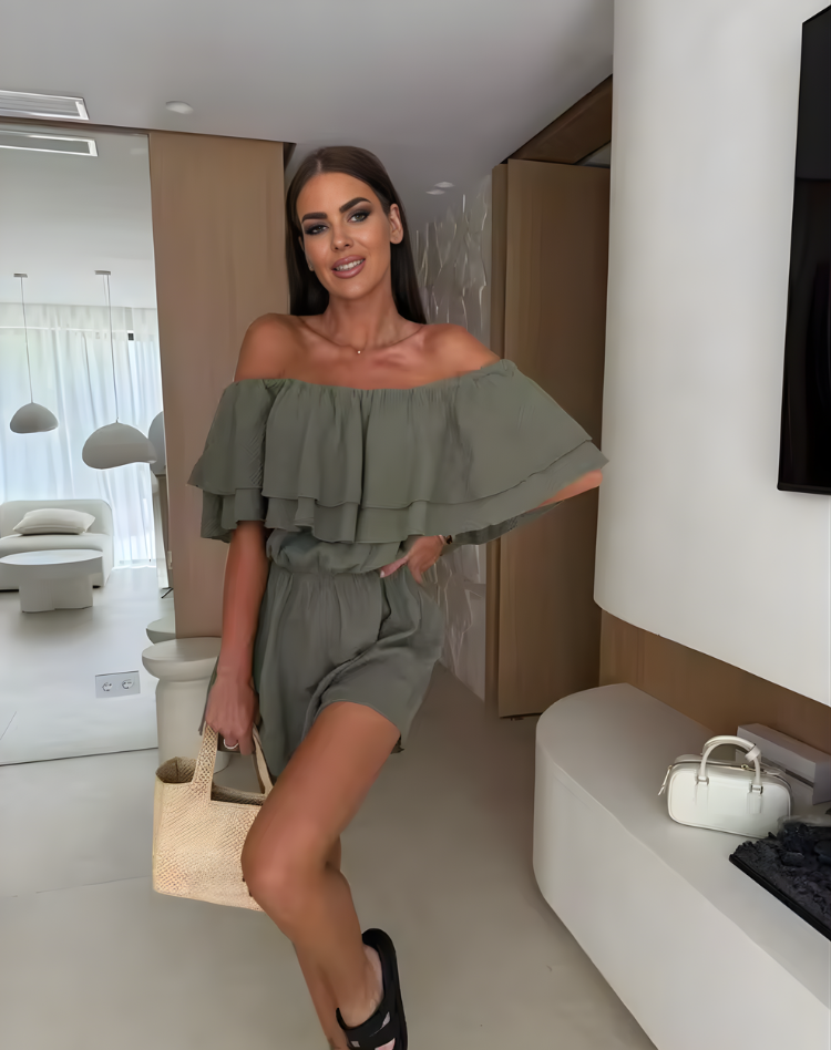Darylene | Summer Off-Shoulder Playsuit