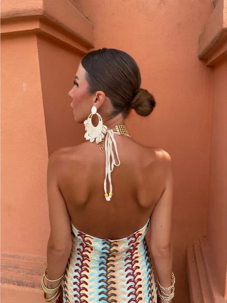 Joanna | Bohemian Gehaakte Halterjurk