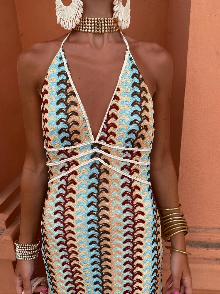 Joanna | Bohemian Gehaakte Halterjurk