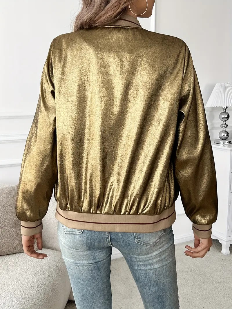 Tissa | Metallic Bomberjack