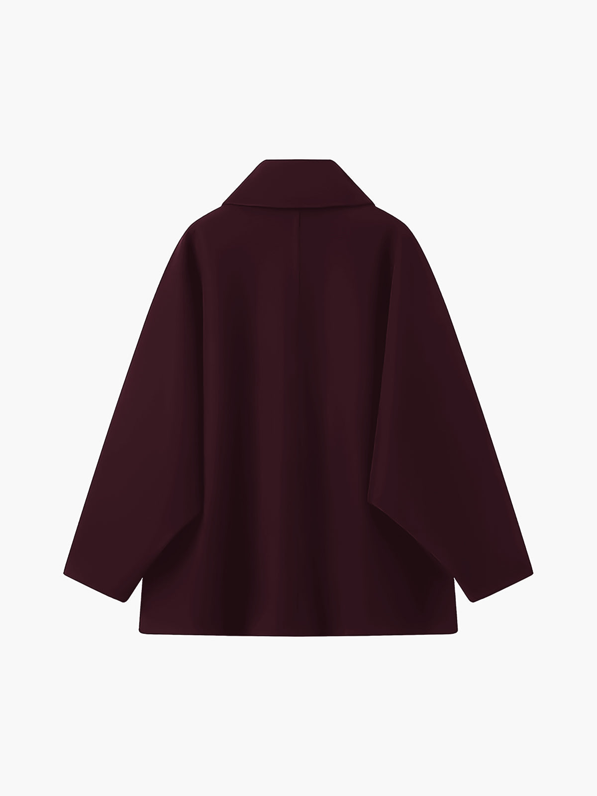 Oversized Stijlvolle Dames Wolmix Winterjas met Knoopsluiting