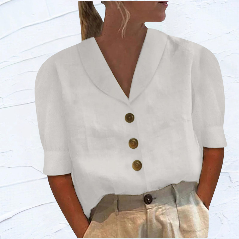 Meline | Linen Blouse for Women