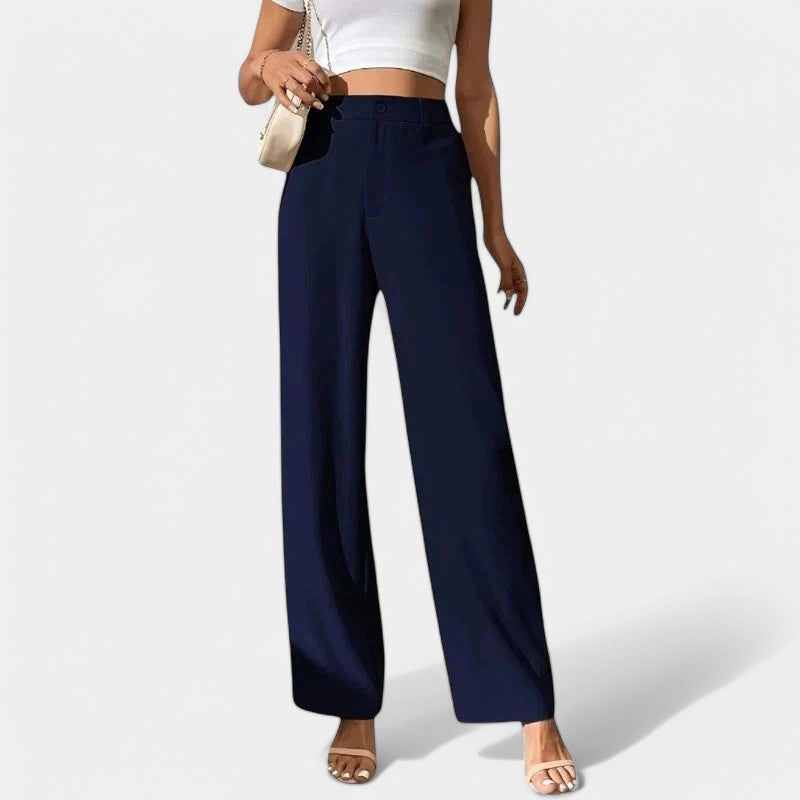 Carlein | Wijde High-Waisted Broek
