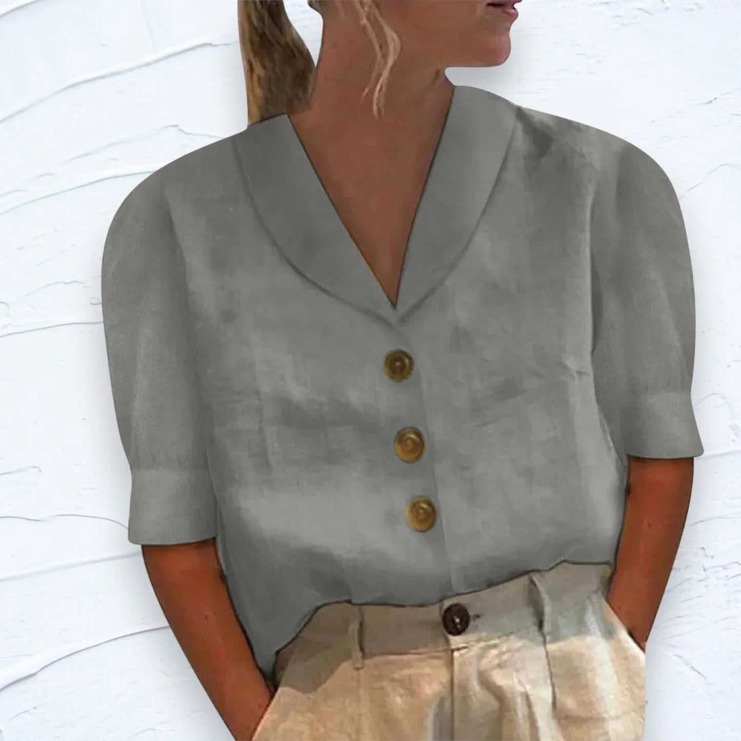 Meline | Linnen Blouse