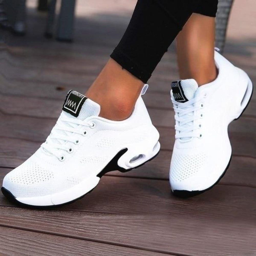 Comfortable Breathable Women's Sneakers with Lace-Up Closure