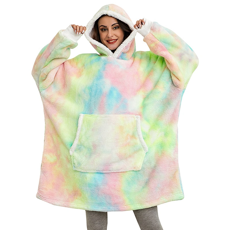 Warme Oversized Dames Hoodie met Capuchon