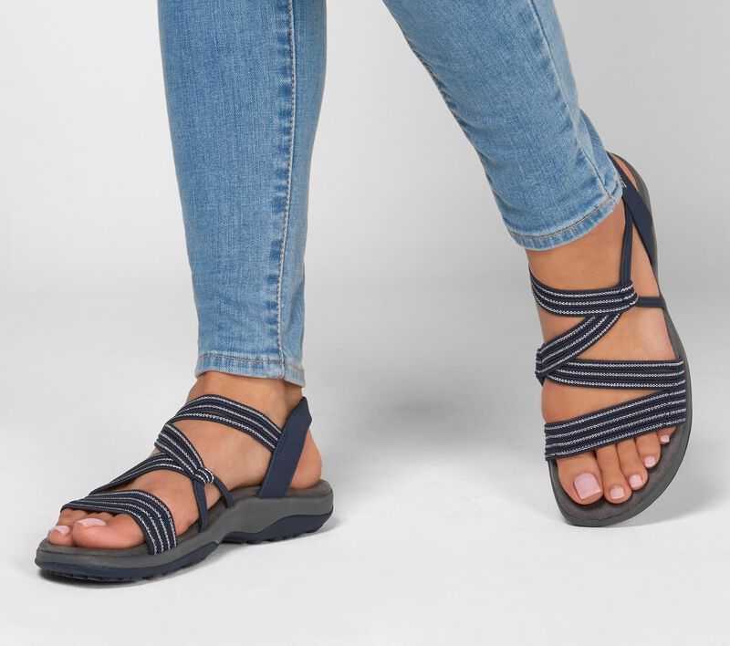 Lichtgewicht Dames Sandalen Met Elastische Bandjes En Open Teen