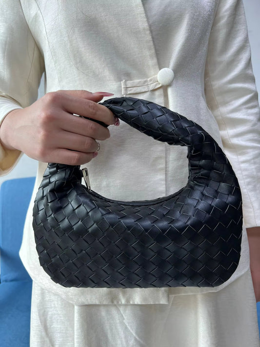 Londyn | Woven Leather Tas