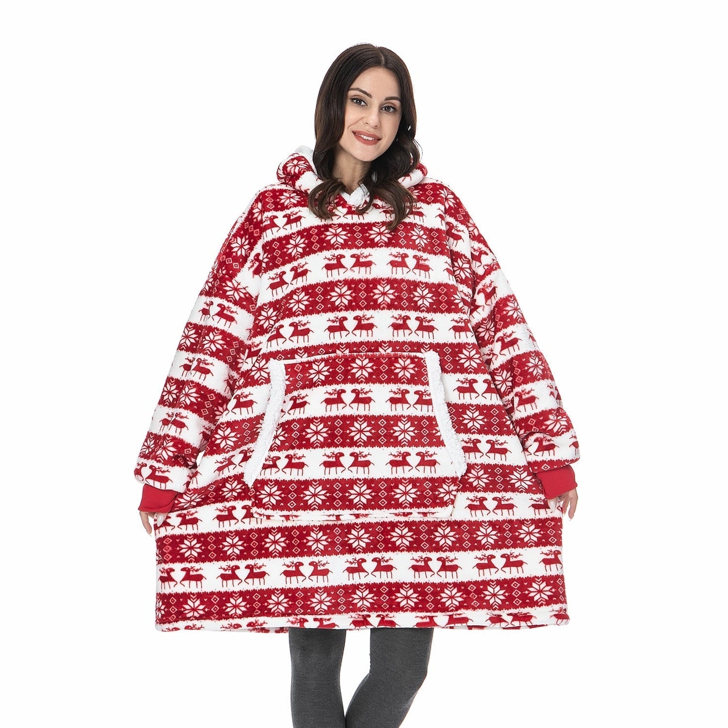 Warme Oversized Dames Hoodie met Capuchon