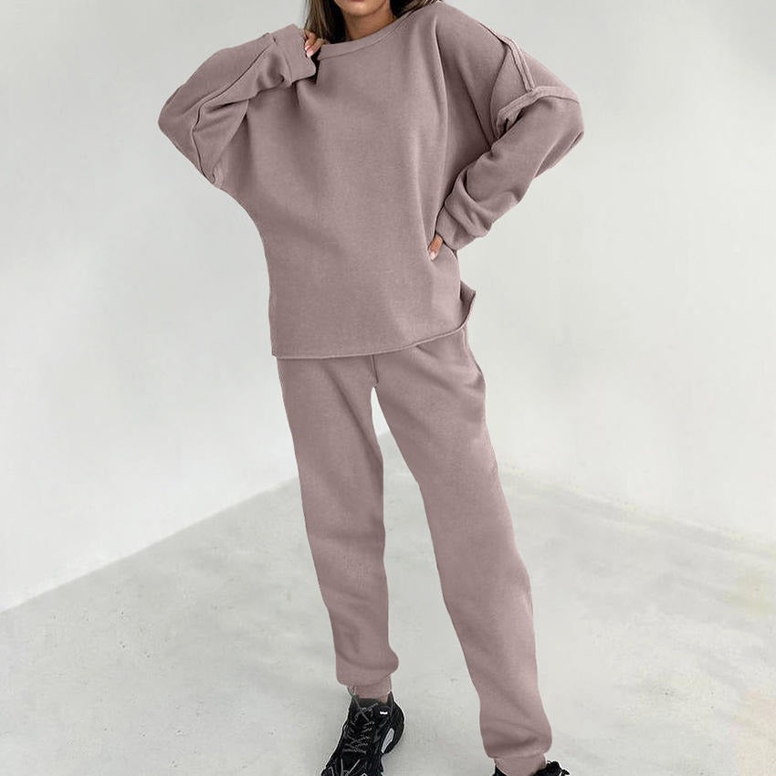 Survêtement oversize pour femmes avec pull et pantalon