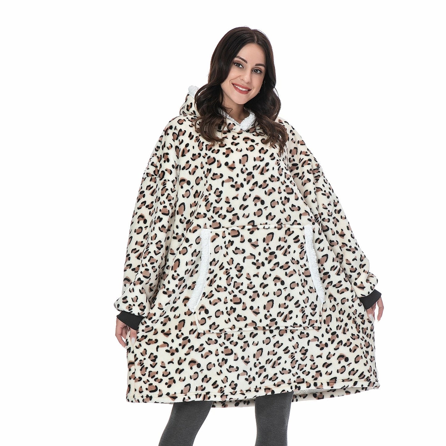 Warme Oversized Dames Hoodie met Capuchon