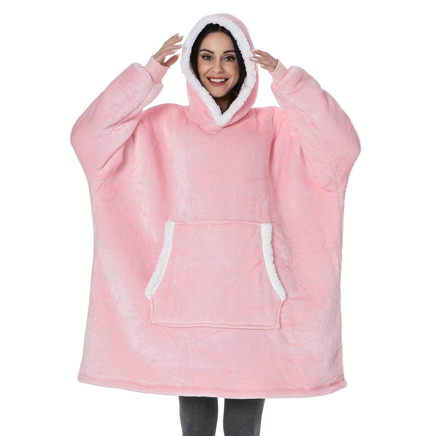 Warme Oversized Dames Hoodie met Capuchon