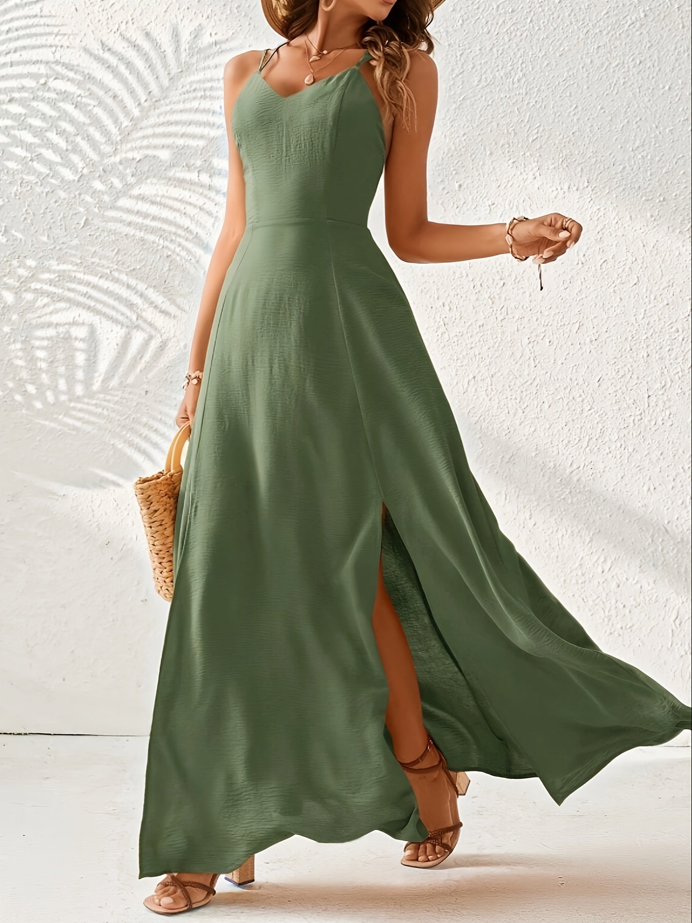 Dori | Zomerse Maxi Jurk met Elegante Pasvorm