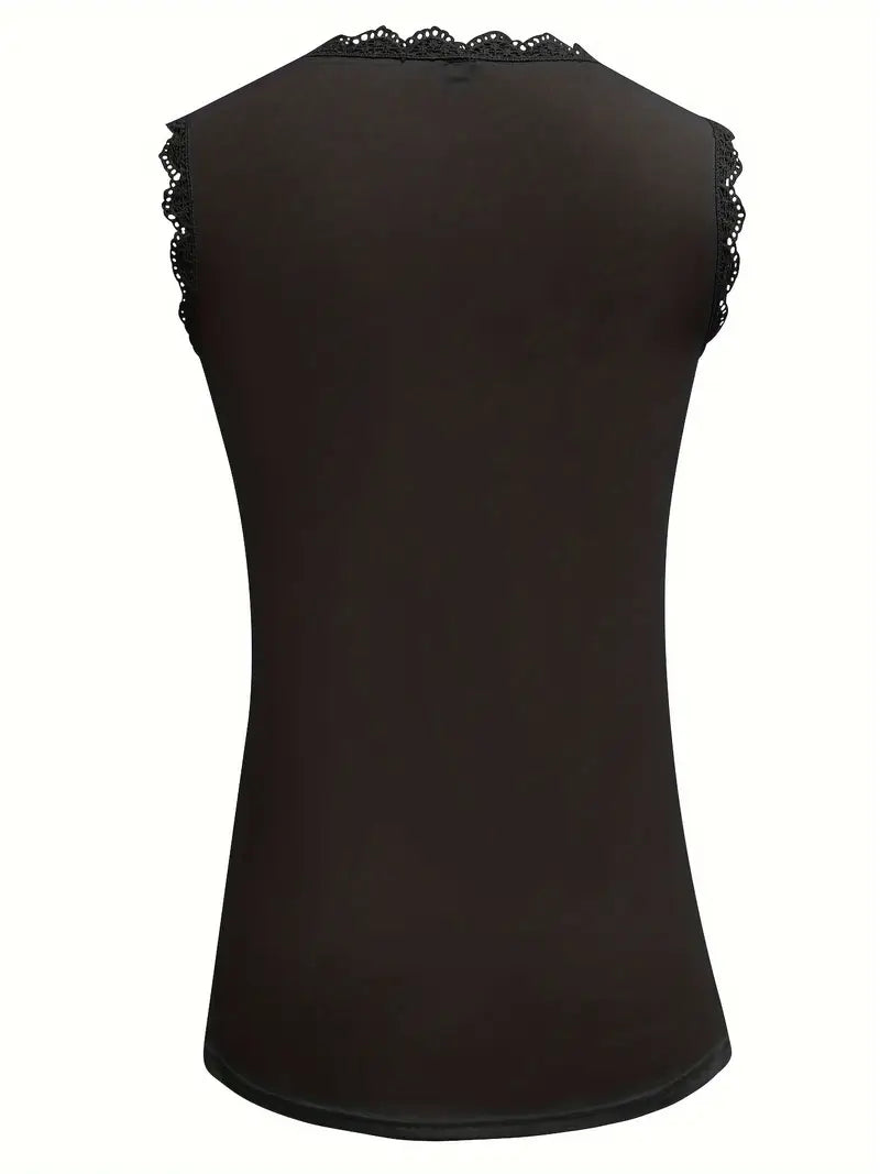 Balea | Mouwloze Kanten Top met Bloemenpatroon - Casual
