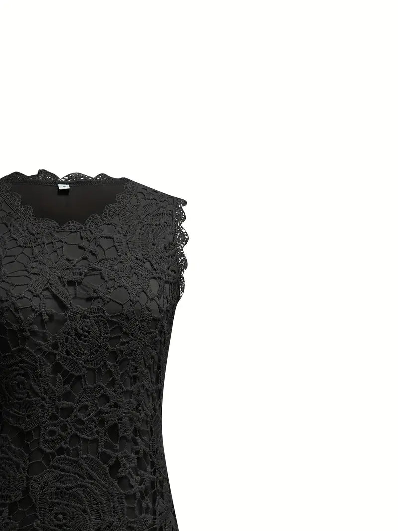 Balea | Mouwloze Kanten Top met Bloemenpatroon - Casual