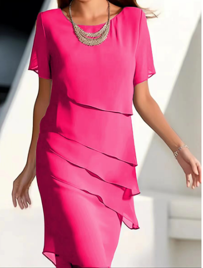 Clarisse | Elegant Layered Dress