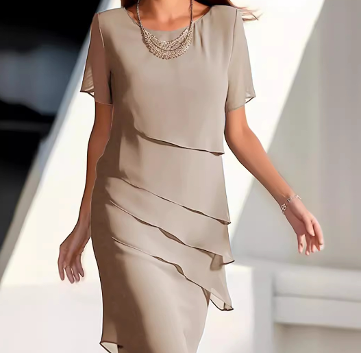 Clarisse | Elegant Layered Dress