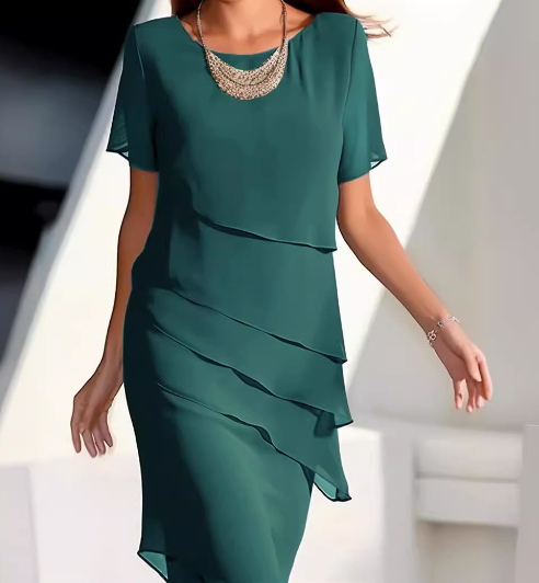 Clarisse | Elegant Layered Dress