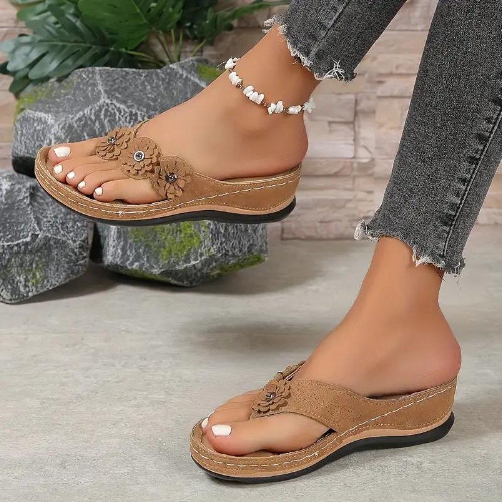 Solange | Bloemen Sandalen