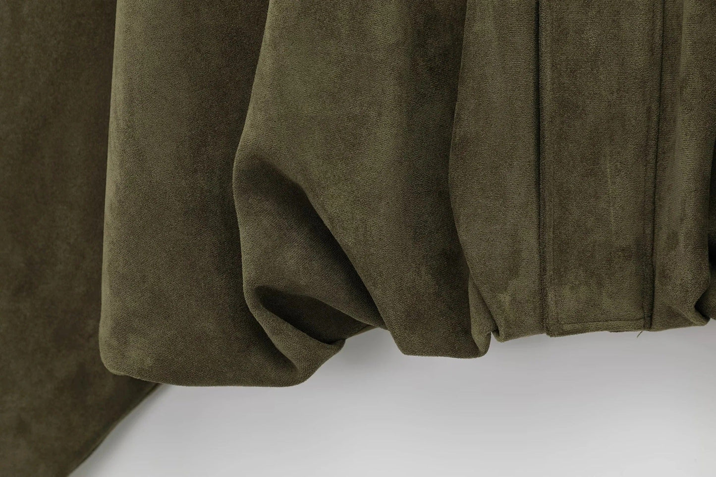 Shaheeda | Oversized Suede Jacket