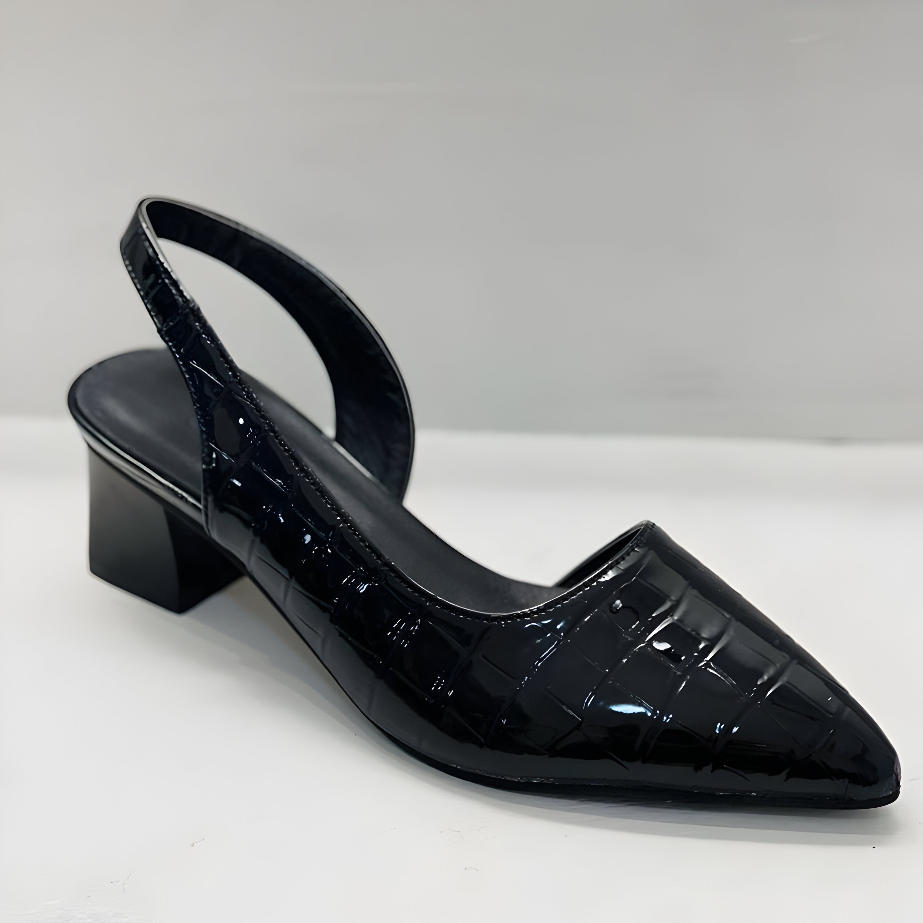 Orthopedische Slingback Pumps Met Puntneus