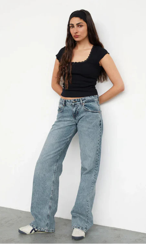 Yaella | Low Rise Straight-Leg Dames Jeans