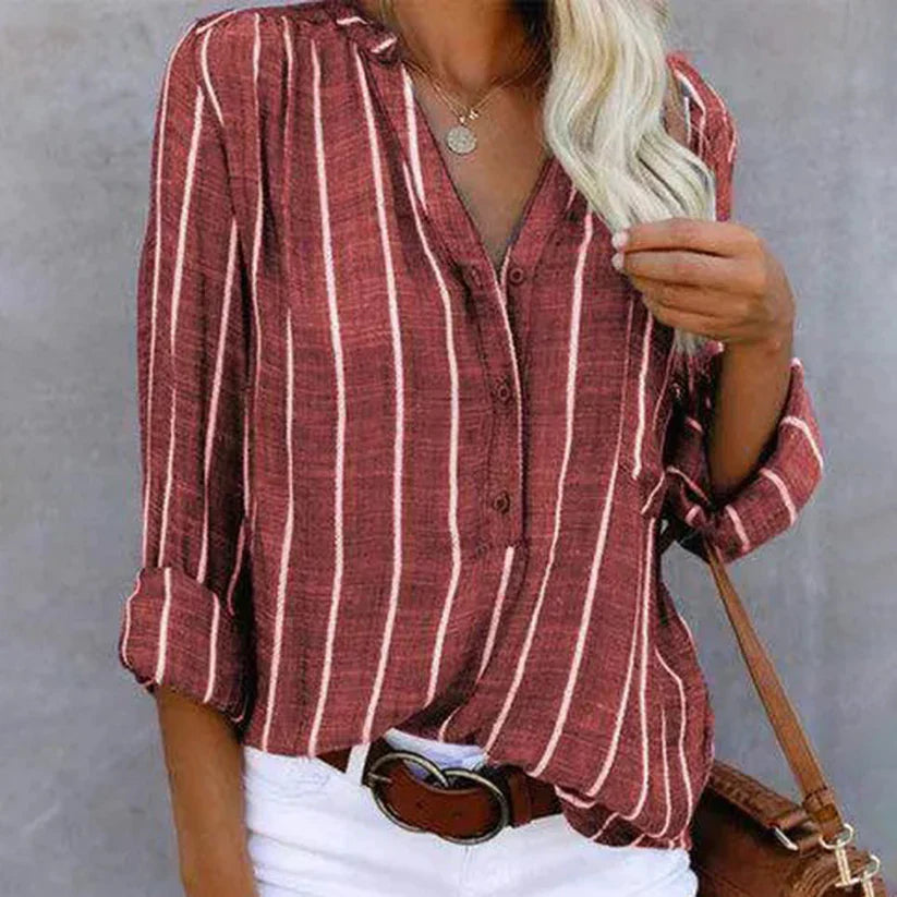 Elizah | Gestreepte Blouse