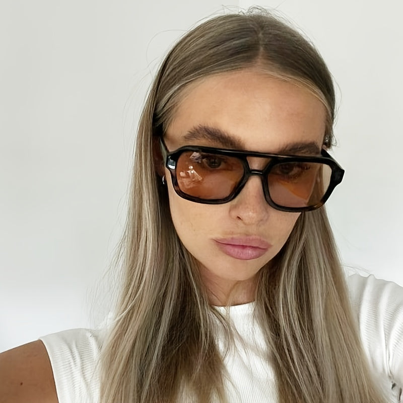 Morena | Statement Zonnebril met Geometrisch Montuur