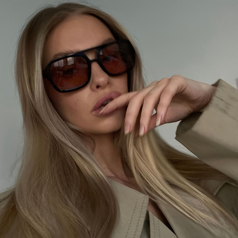 Morena | Statement Zonnebril met Geometrisch Montuur