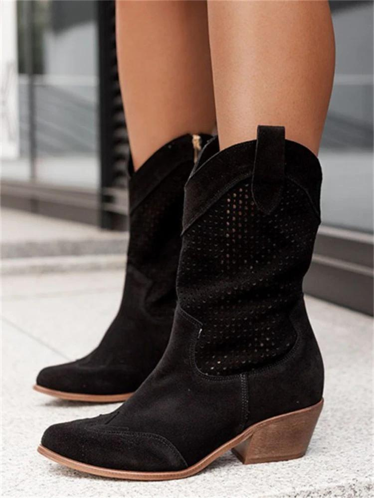 Jolyn | Stijlvolle Trendy Cowboylaarzen voor Dames