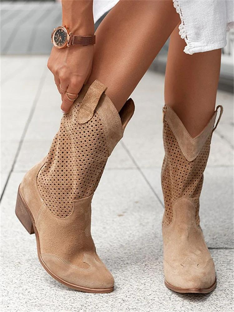 Jolyn | Stijlvolle Trendy Cowboylaarzen voor Dames