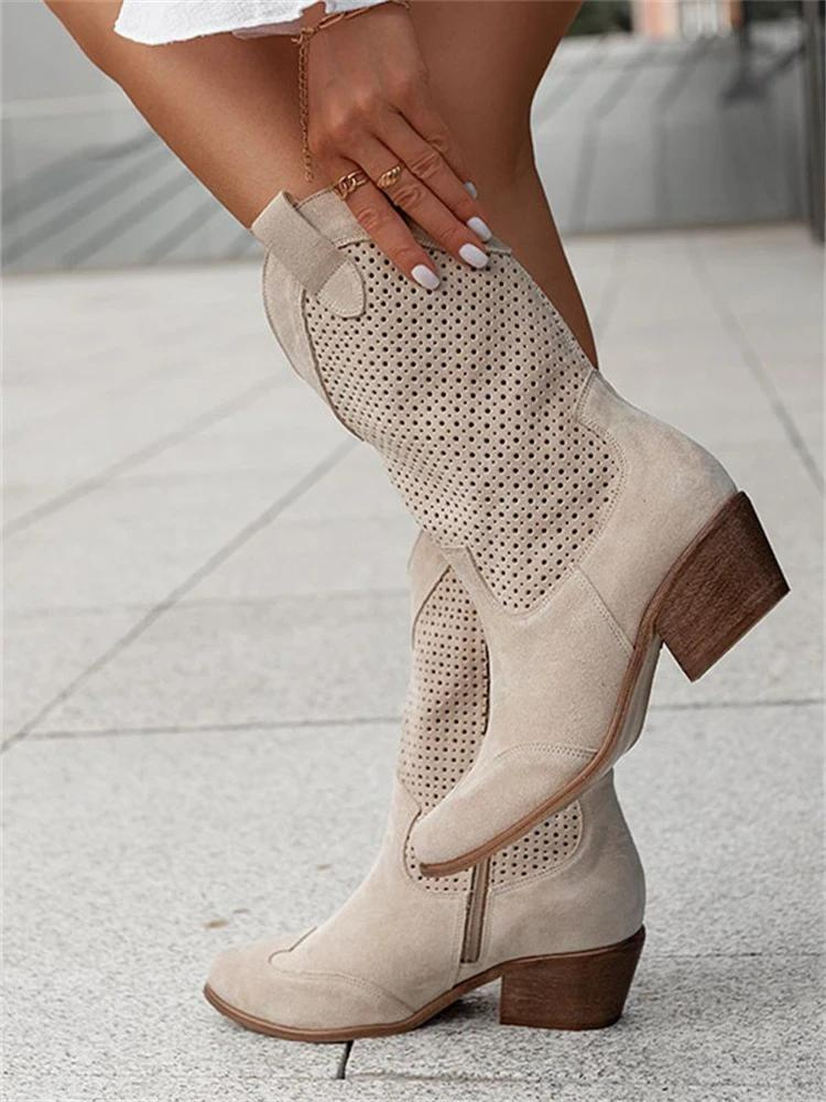 Jolyn | Stijlvolle Trendy Cowboylaarzen voor Dames