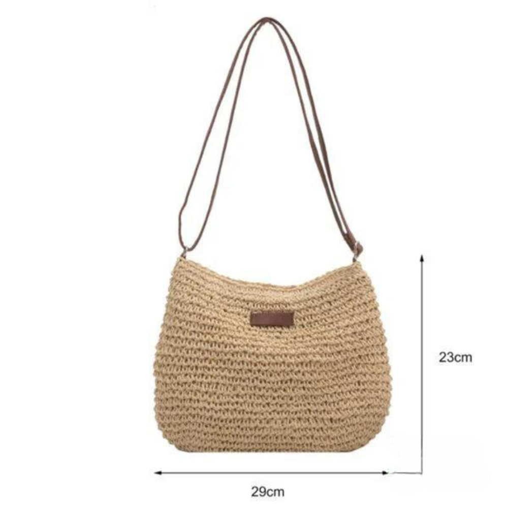 Beatie | Gevlochten Crossbody Tas met Verstelbare Riem
