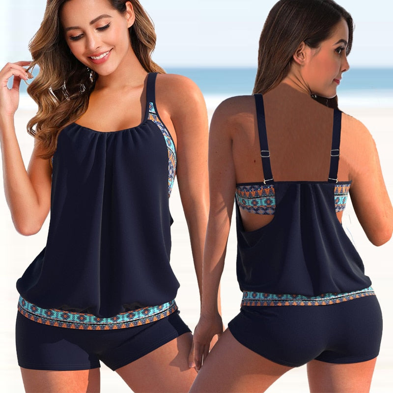 Lysette | Ensemble tankini coloré confortable pour femmes