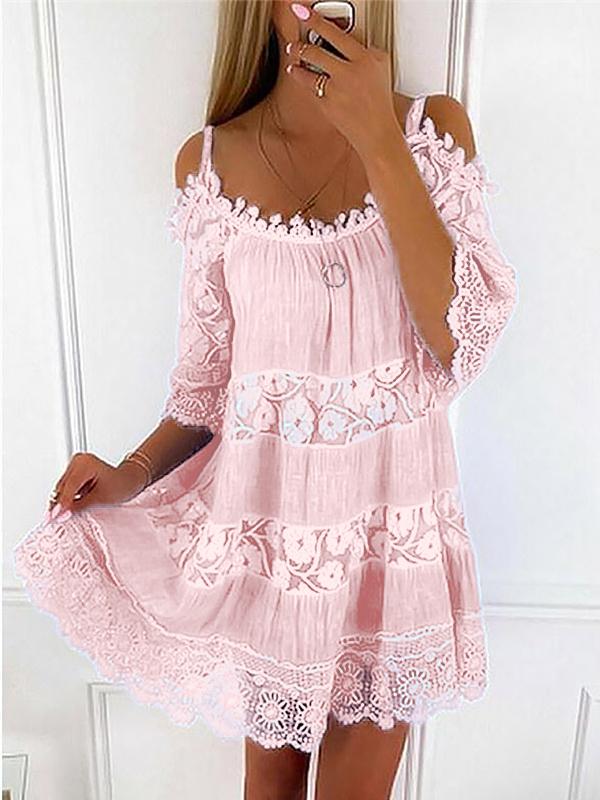 Taffy | Off-Shoulder Lace Dress