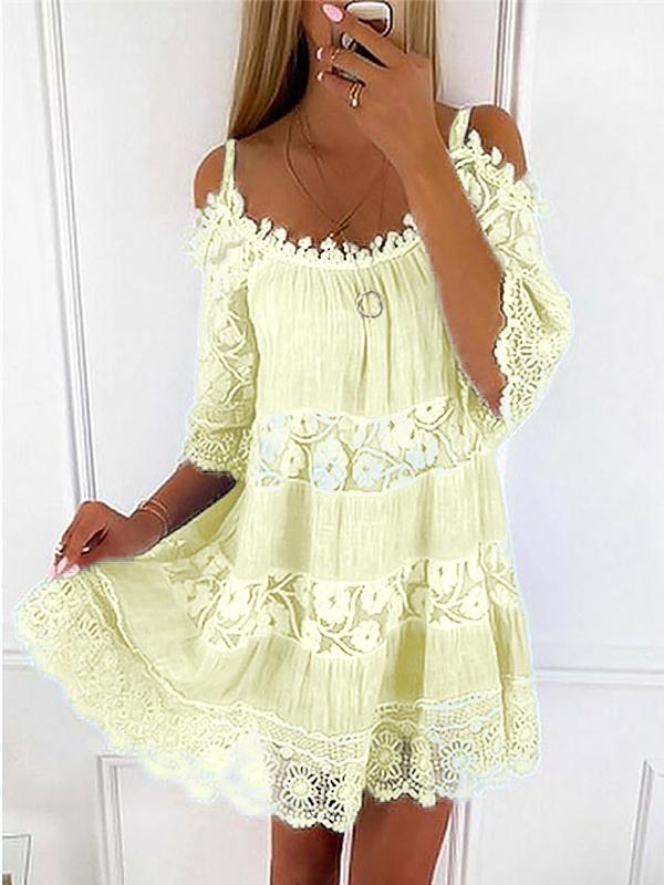 Taffy | Off-Shoulder Lace Dress
