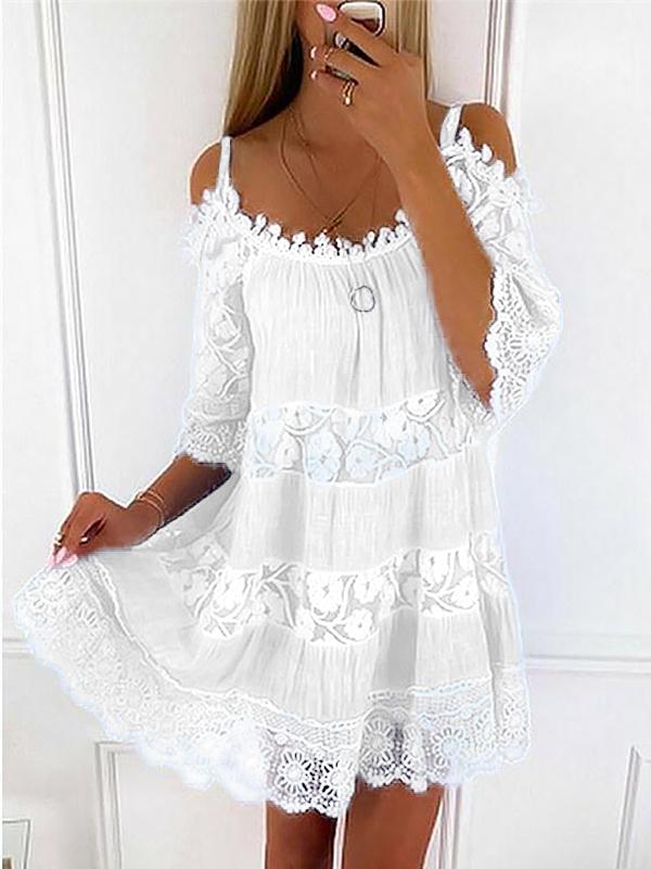 Taffy | Off-Shoulder Lace Dress