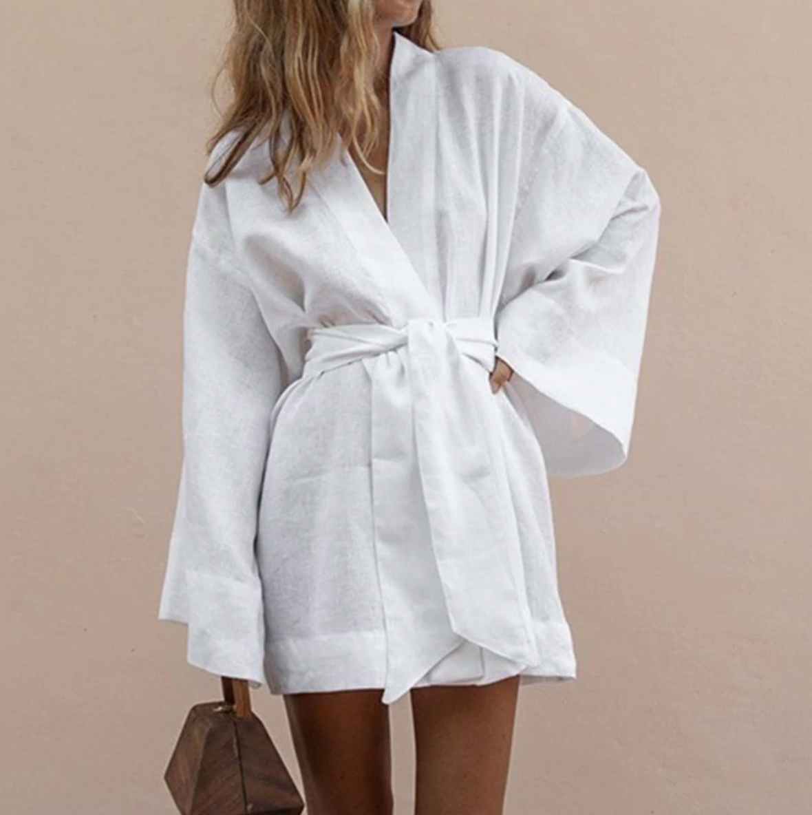 Sanne | Luxe Kimono met Ceintuur
