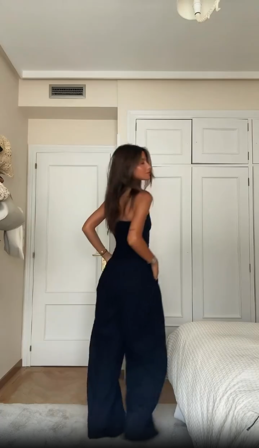 Michaela | Strapless Jumpsuit