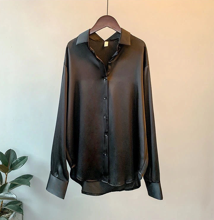 Chique Luxe Dames Blouse met Lange Mouwen