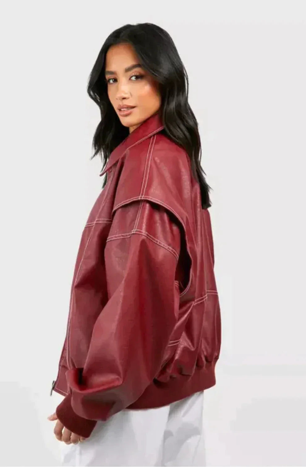 Charlot | Oversized Jack met Rits en Elegante Look