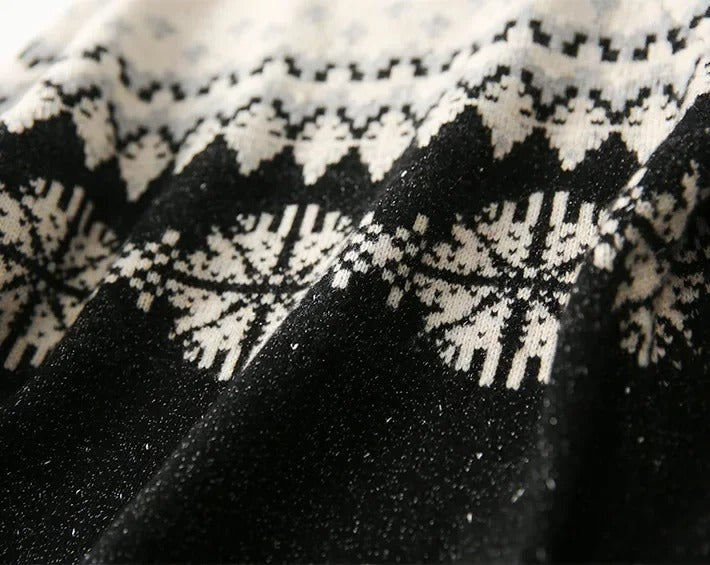 Trendy Warme Gebreide Damestrui met Col