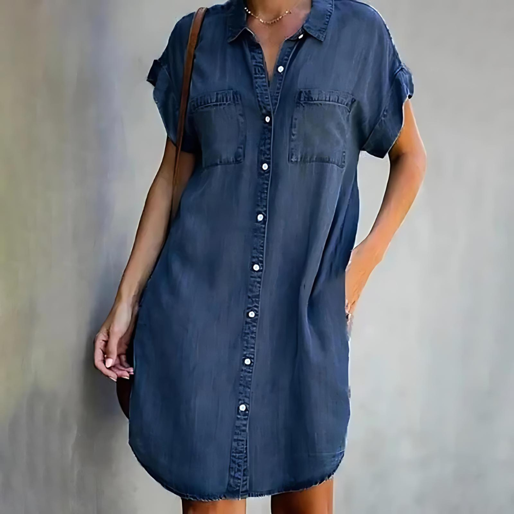 Aureline | Denim Shirt Dress