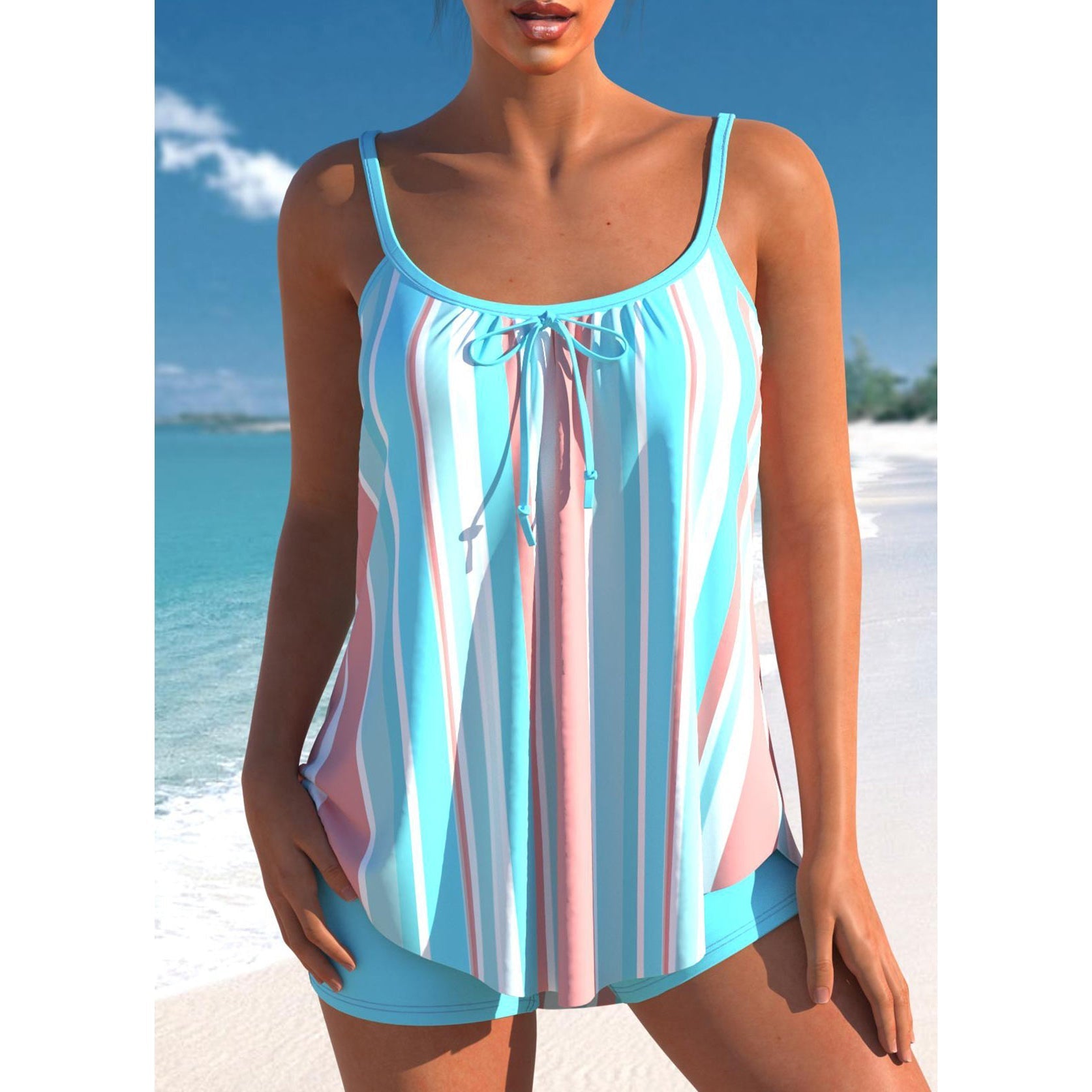Lynn | Stylish and Comfortable with Our Tankini Set