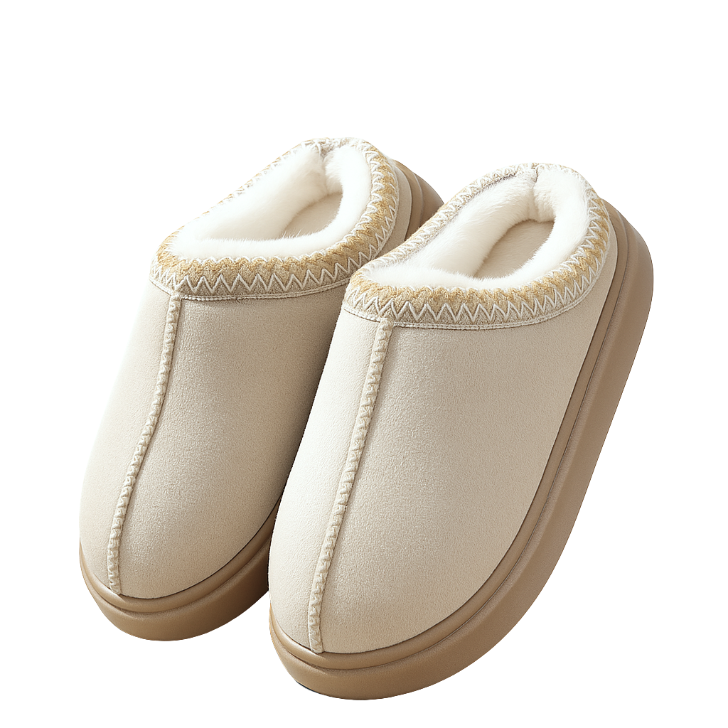 Warme Dames Pantoffels met Zachte Pluche Voering